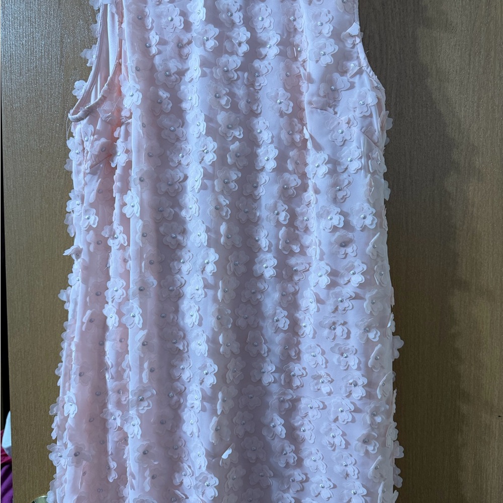 Chic Floral Appliqué Women's Formal Dress